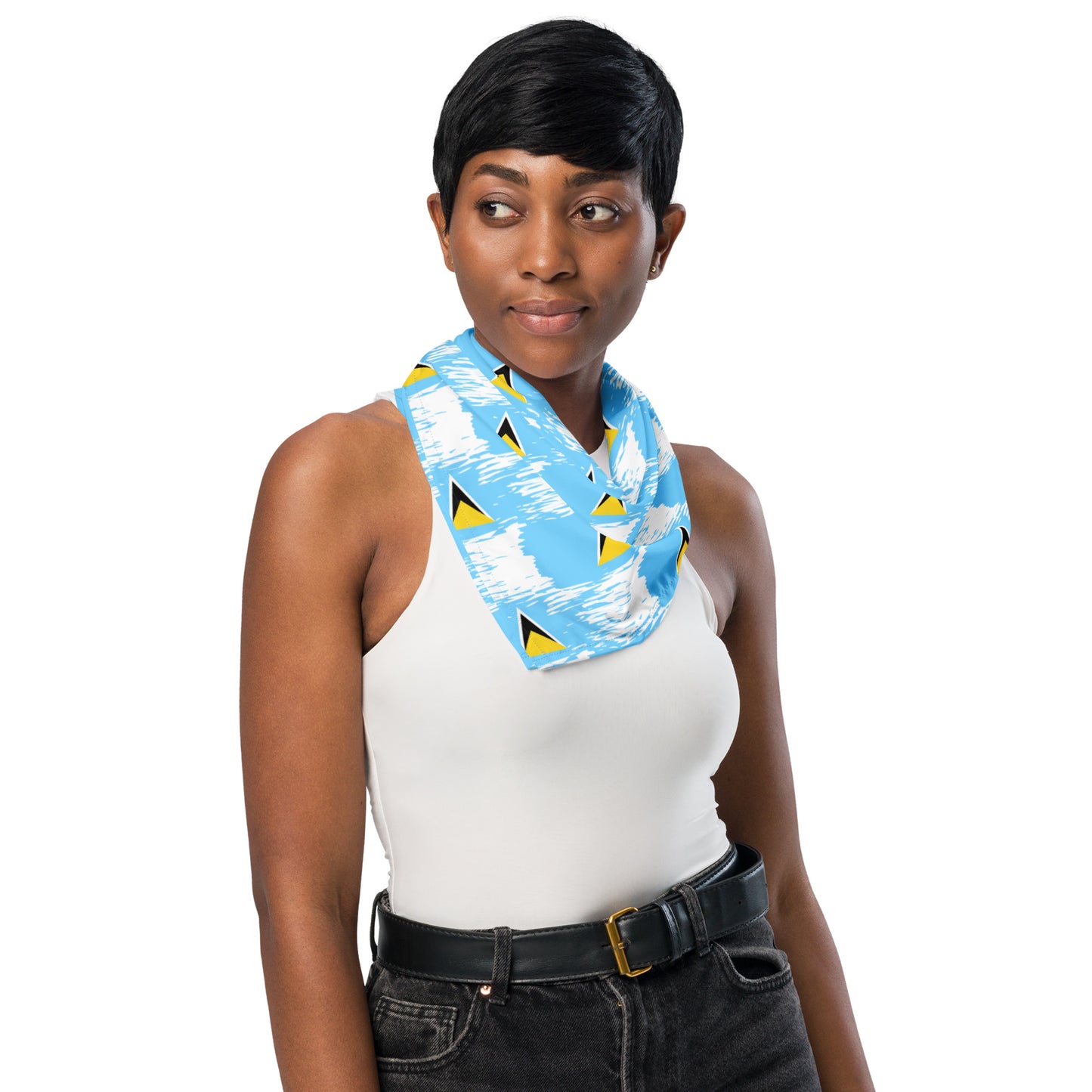 St. Lucian Pride Bandana #1