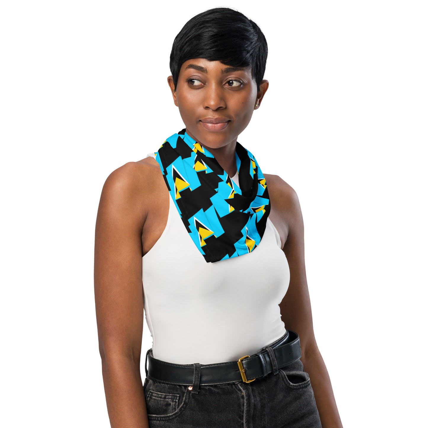 St. Lucian Pride Bandana #2